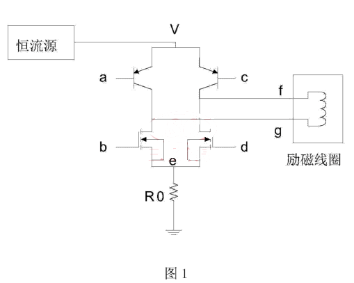電磁流量計勵磁控制系統示意圖