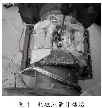 電磁流量計結垢