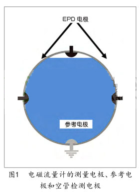 電磁流量計的測量電極、參考電 極和空管檢測電極