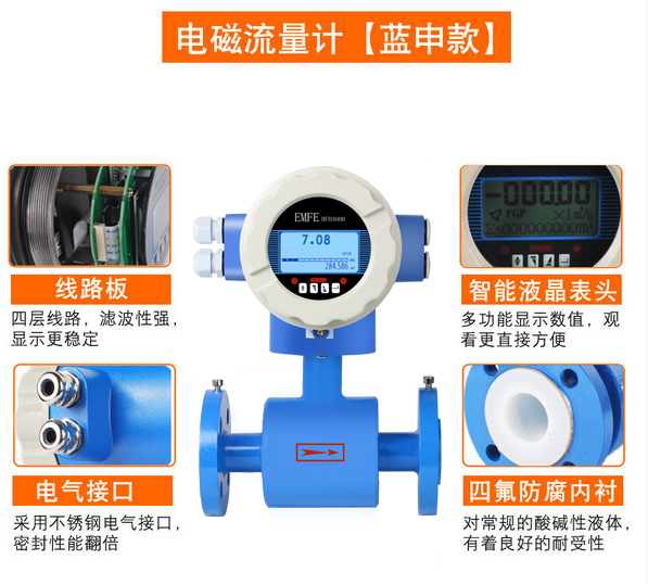 DN125/DN100/DN150一體式電磁流量計