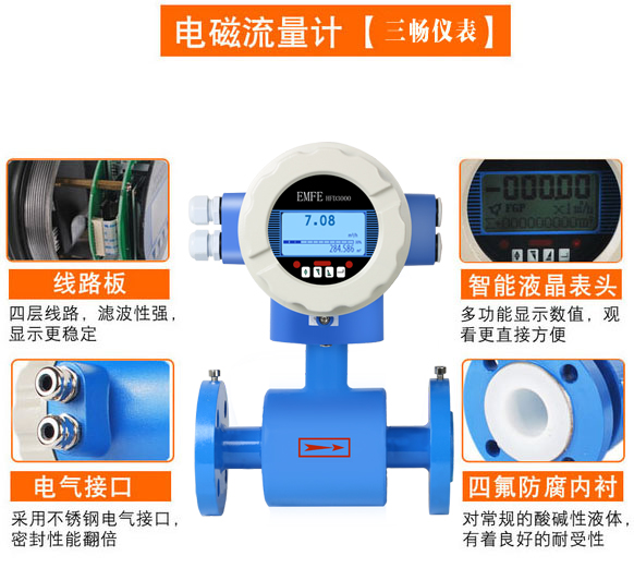 DN65消防供水流量計,DN100消防管道供水流量計
